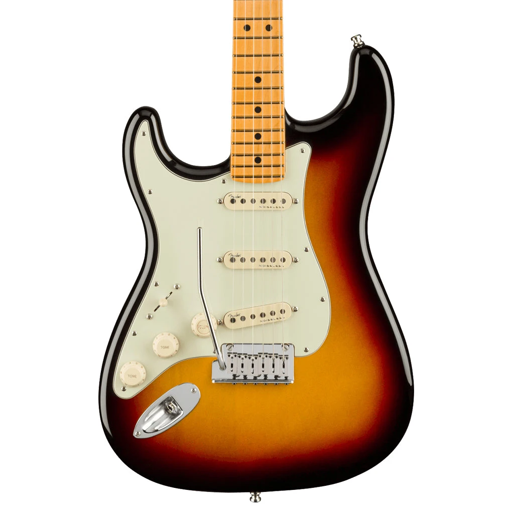Fender - American Ultra Stratocaster® Left-Hand, Maple Fingerboard, Ultraburst 1 Fender - American Ultra Stratocaster® Left-Hand, Maple Fingerboard, Ultraburst
