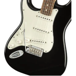 Fender Player Stratocaster Left Handed - Black - Pau Ferro Fretboard -Guitar Instrument Store 0144513506 gtr frtbdydtl 001 nr