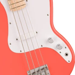 Squier Sonic™ Bronco™ Bass - Maple Fingerboard - White Pickguard - Tahitian Coral 12 Squier Sonic™ Bronco™ Bass - Maple Fingerboard - White Pickguard - Tahitian Coral -Guitar Instrument Store 0373802511 6