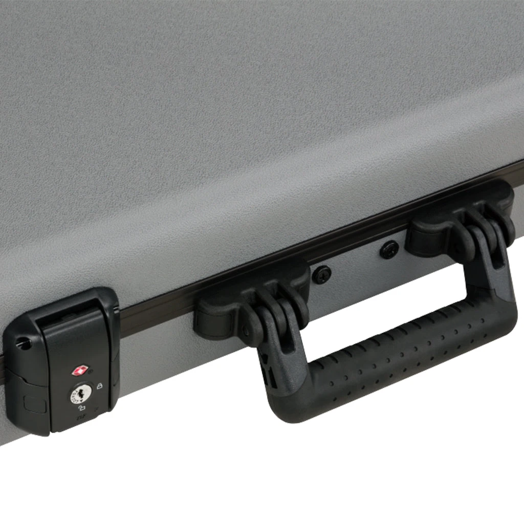 Fender Deluxe Molded Strat/Tele - Silver/Blue 3 Fender Deluxe Molded Strat/Tele - Silver/Blue - Image 3