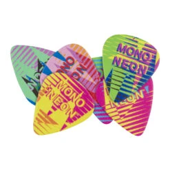 Fender MonoNeon Pick Tin, Medium, Set Of 6 -Guitar Instrument Store 1980351096 2