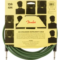 Fender - Strummer Pro 13' Instrument Cable, Drab Green -Guitar Instrument Store 1 29064de4 1717 4ea8 a111 062a9ba1cdc1