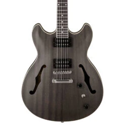 Ibanez AS53 Artcore Guitar - Transparent Black Flat