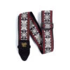 Ernie Ball E4669 Jacquard Strap - Blackjack Red | Guitar Straps | P04669