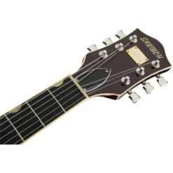 Gretsch G6659TFM Players Edition Broadkaster Junior - Tiger Flame Maple Dark Cherry Stain -Guitar Instrument Store 2401700877 gtr hdstckfrt 001 nr