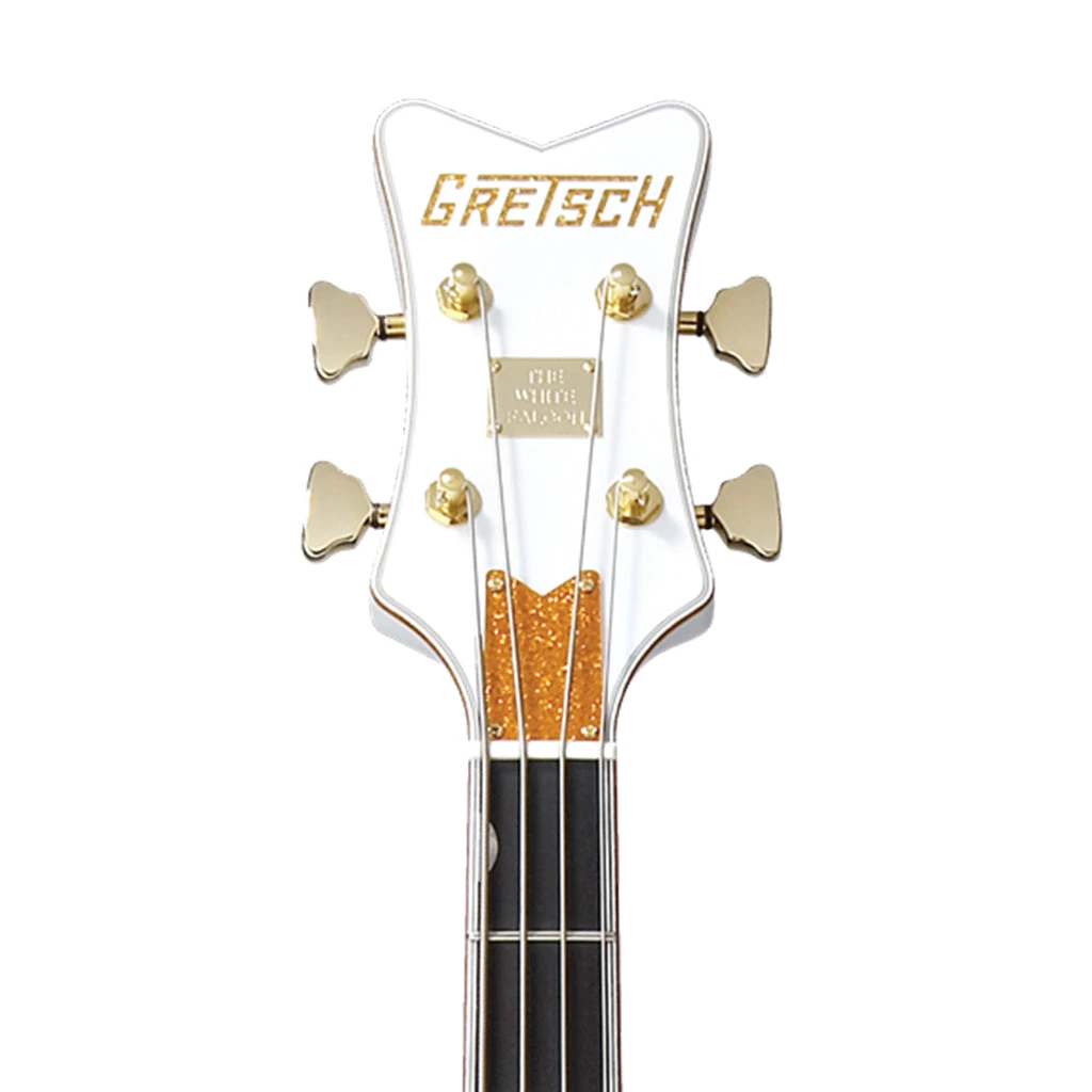 G6136LSB White Falcon™ Bass, 34" Scale, Ebony Fingerboard, White 3 G6136LSB White Falcon™ Bass, 34" Scale, Ebony Fingerboard, White - Image 3