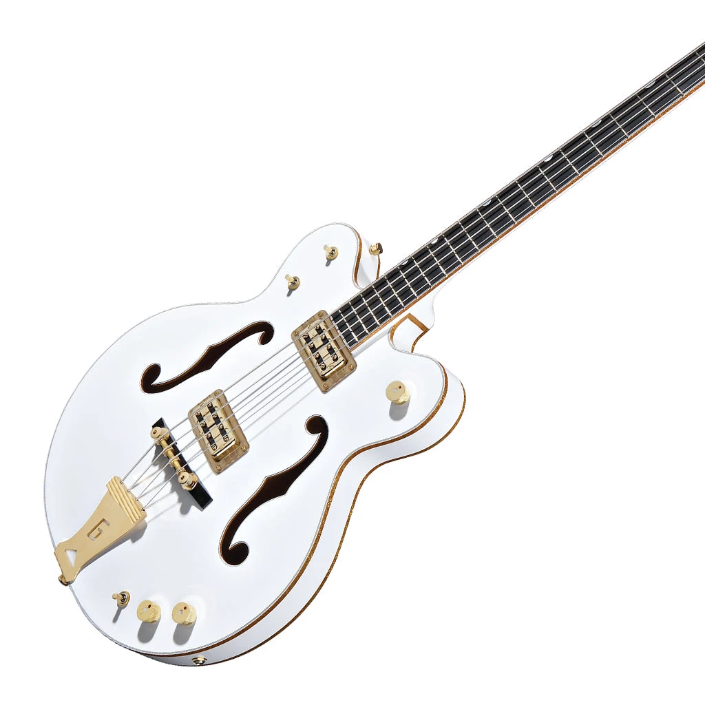 G6136LSB White Falcon™ Bass, 34" Scale, Ebony Fingerboard, White 5 G6136LSB White Falcon™ Bass, 34" Scale, Ebony Fingerboard, White - Image 5