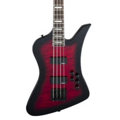 JacksonJS Series Kelly Bird JS3Q, Amaranth Fingerboard, Transparent Red Burst | Bass Guitars | 2919093591