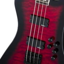 JacksonJS Series Kelly Bird JS3Q, Amaranth Fingerboard, Transparent Red Burst | Bass Guitars | 2919093591 -Guitar Instrument Store 2919093591 6