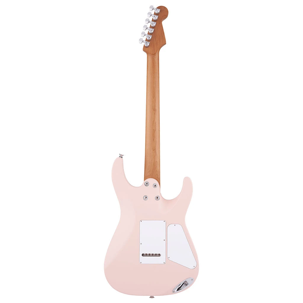 Charvel - Pro-Mod DK24 HH 2PT CM LH - Caramelized Fingerboard - Satin Shell Pink 3 Charvel - Pro-Mod DK24 HH 2PT CM LH - Caramelized Fingerboard - Satin Shell Pink - Image 3