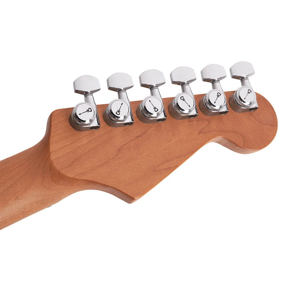 Charvel - Pro-Mod DK24 HH 2PT CM LH - Caramelized Fingerboard - Satin Shell Pink 5 Charvel - Pro-Mod DK24 HH 2PT CM LH - Caramelized Fingerboard - Satin Shell Pink - Image 5