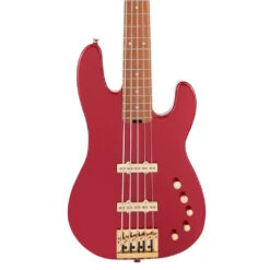 Charvel - Pro-Mod San Dimas® Bass JJ V - Caramelized Maple Fingerboard - Candy Apple Red