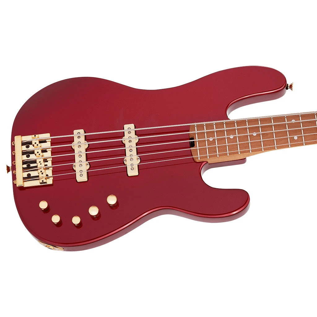 Charvel - Pro-Mod San Dimas® Bass JJ V - Caramelized Maple Fingerboard - Candy Apple Red 6 Charvel - Pro-Mod San Dimas® Bass JJ V - Caramelized Maple Fingerboard - Candy Apple Red - Image 6
