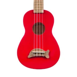 Makala Soprano Ukulele Dolphin Bridge - Red