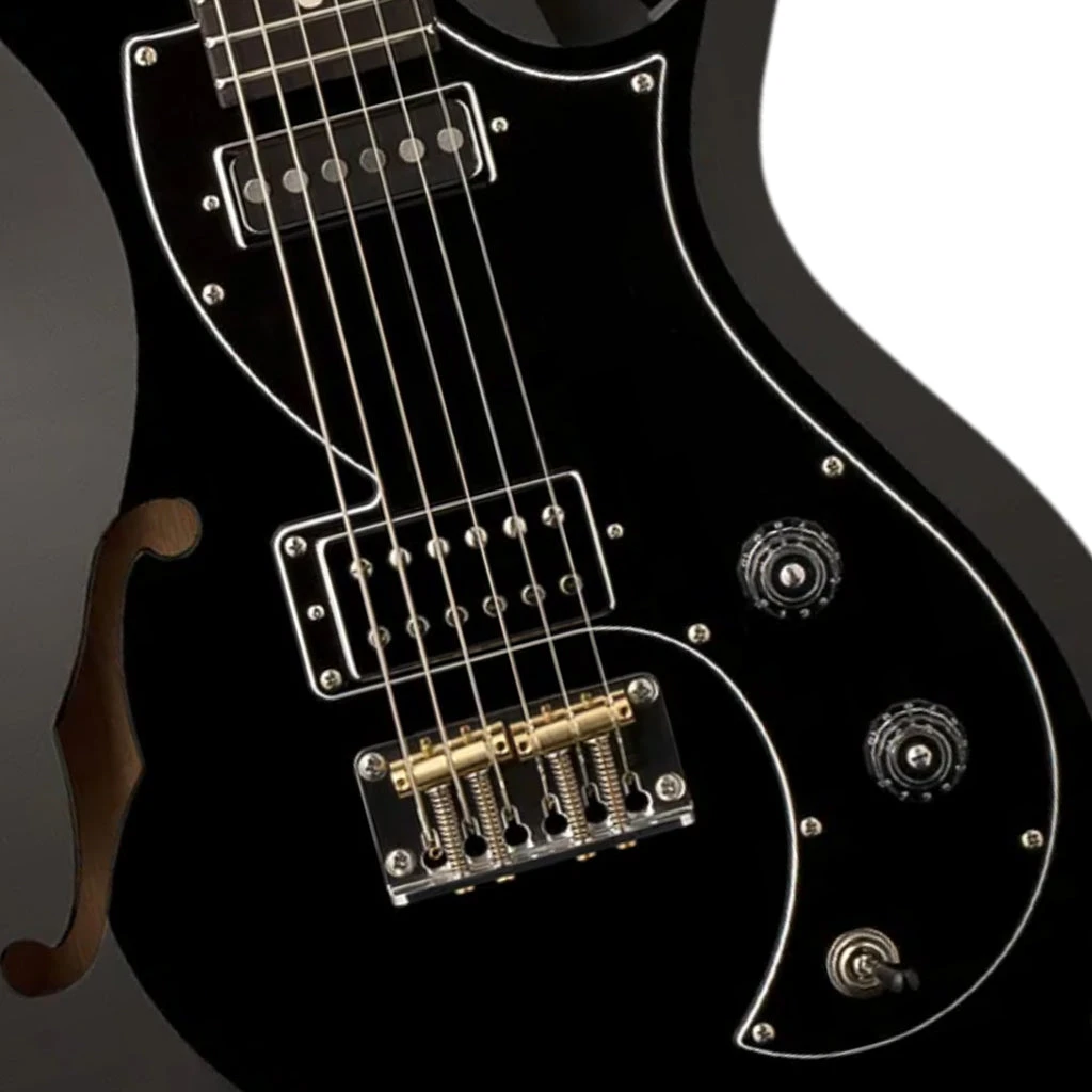 PRS S2 Vela Semi-Hollow - Black - Dot Inlay 4 PRS S2 Vela Semi-Hollow - Black - Dot Inlay - Image 4