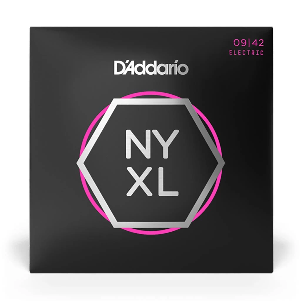 D'Addario - NYXL0942 - NYXL 09-42 Nickel Wound Electric Guitars Strings, Super Light - Electric Guitar Strings 1 D'Addario - NYXL0942 - NYXL 09-42 Nickel Wound Electric Guitars Strings, Super Light - Electric Guitar Strings