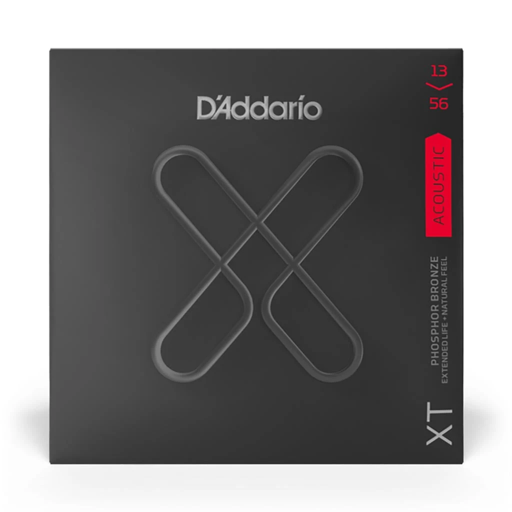 D'Addario - XTAPB1356 - XT Acoustic Phosphor Bronze Medium 13-56 - Acoustic Guitar Strings 1 D'Addario - XTAPB1356 - XT Acoustic Phosphor Bronze Medium 13-56 - Acoustic Guitar Strings