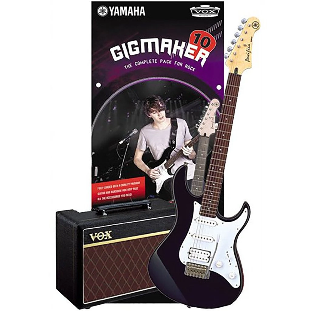 Yamaha Gigmaker 10 Electric Guitar Pack - Black 1 Yamaha Gigmaker 10 Electric Guitar Pack - Black