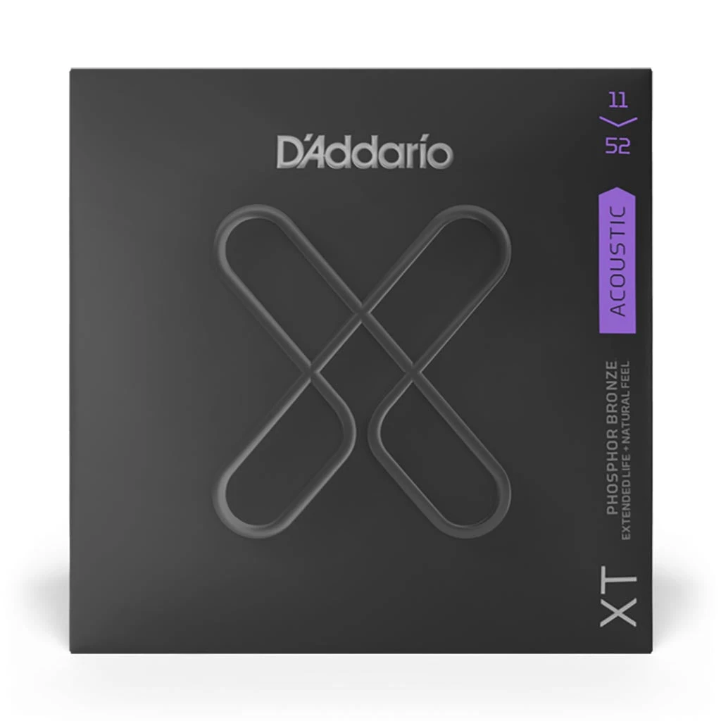 D'Addario - XTAPB1152 - XT Acoustic Phosphor Bronze Light 11-52 - Acoustic Guitar Strings 1 D'Addario - XTAPB1152 - XT Acoustic Phosphor Bronze Light 11-52 - Acoustic Guitar Strings