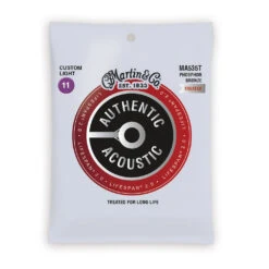 Martin MA535T - Authentic Treated Custom Light 92/8 - 11-52 Guitar Strings