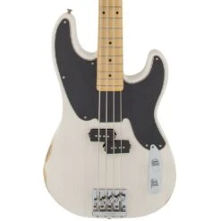 Fender Roadworn Mike Dirnt Precision Bass - White Blonde - Maple Fretboard