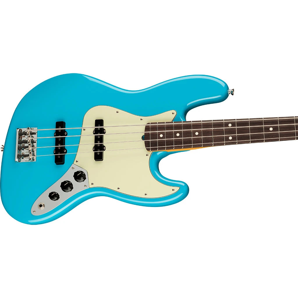 Fender - American Professional II Jazz Bass® - Rosewood Fingerboard - Miami Blue 7 Fender - American Professional II Jazz Bass® - Rosewood Fingerboard - Miami Blue - Image 7