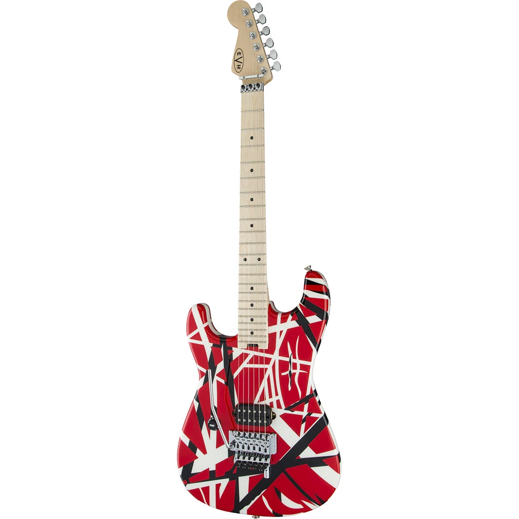 EVH Striped Series Left Handed - Red Black White 4 EVH Striped Series Left Handed - Red Black White - Image 4