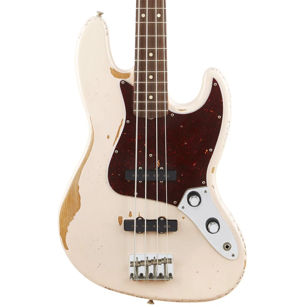 Fender Flea Jazz Bass - Faded Shell Pink - Rosewood Fretboard 1 Fender Flea Jazz Bass - Faded Shell Pink - Rosewood Fretboard