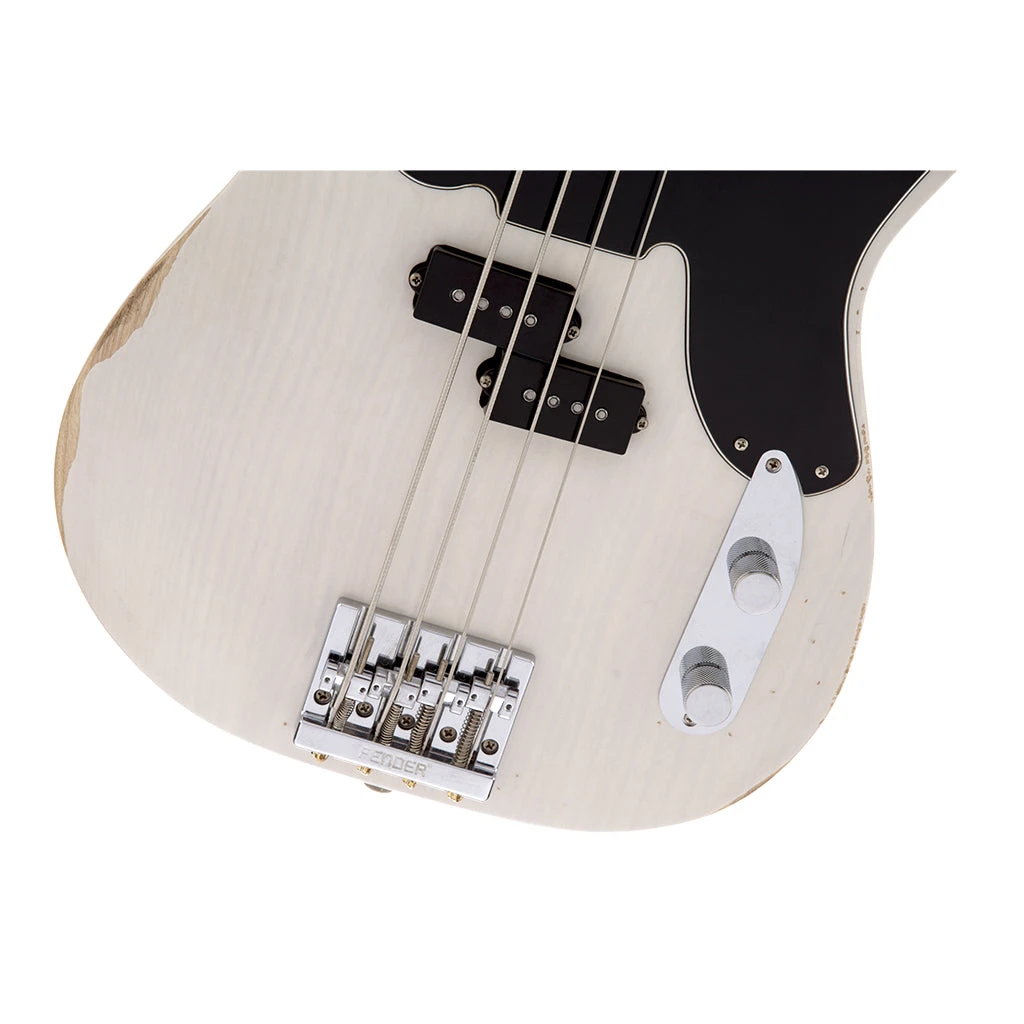 Fender Roadworn Mike Dirnt Precision Bass - White Blonde - Maple Fretboard 5 Fender Roadworn Mike Dirnt Precision Bass - White Blonde - Maple Fretboard - Image 5