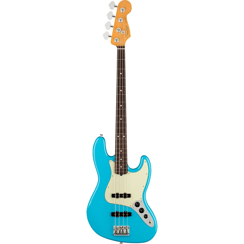 Fender - American Professional II Jazz Bass® - Rosewood Fingerboard - Miami Blue 2 Fender - American Professional II Jazz Bass® - Rosewood Fingerboard - Miami Blue - Image 2