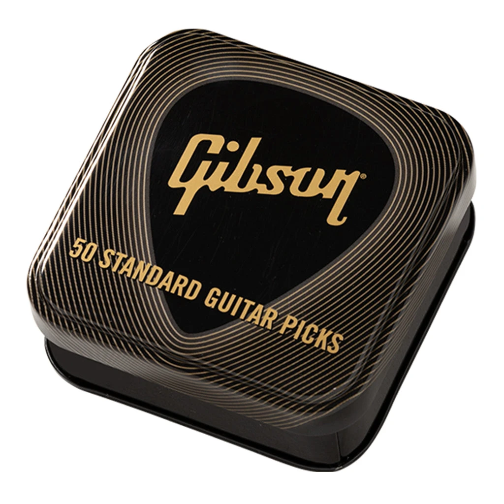 Gibson Guitar Pick Tin Medium (50 Pcs.) 2 Gibson Guitar Pick Tin Medium (50 Pcs.) - Image 2