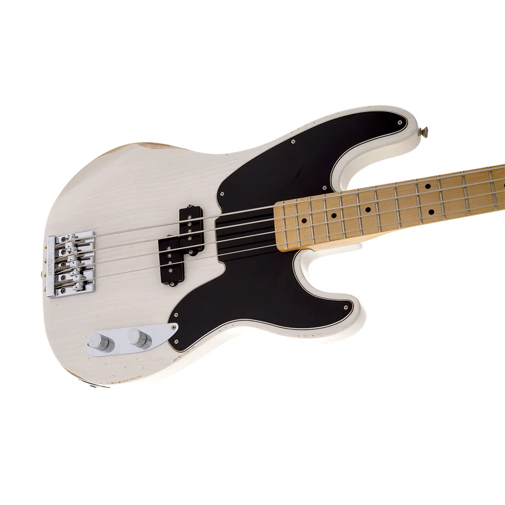 Fender Roadworn Mike Dirnt Precision Bass - White Blonde - Maple Fretboard 4 Fender Roadworn Mike Dirnt Precision Bass - White Blonde - Maple Fretboard - Image 4