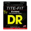 Dr. DR TF8-11 TITE-FIT - Nickel Plated: 8-String Heavy 11-80