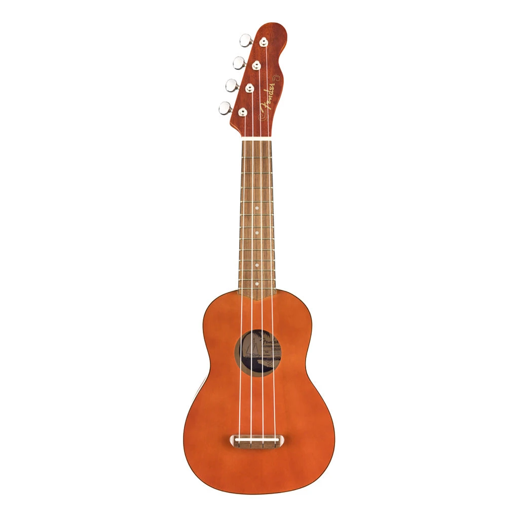 Fender Venice Soprano Uke, Walnut Fingerboard, Natural 2 Fender Venice Soprano Uke, Walnut Fingerboard, Natural - Image 2