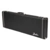 Fender G&G Deluxe Strat®/Tele® Hardshell Case, Left Handed, Black With Orange Plush Interior