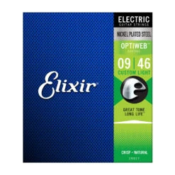 Elixir 19027 - Optiweb Electric Custom Light 9-46 Guitar Strings