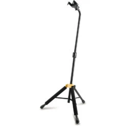 Hercules 05/GS414BPLUS Auto Grab Single Guitar Stand With Leg Rest