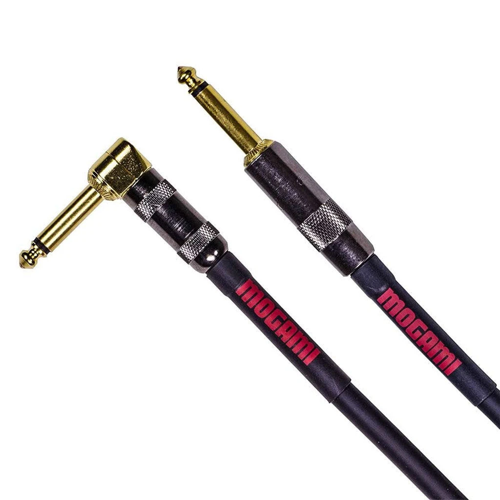 Mogami MOG-OD12R - Overdrive Series Instrument Cable - Angled/Straight (12ft) 1 Mogami MOG-OD12R - Overdrive Series Instrument Cable - Angled/Straight (12ft)