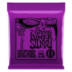 Ernie Ball E2620 - Power Slinky 7 String 11-58 Guitar Strings | Guitar Strings | P02620