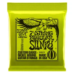 Ernie Ball E2621 - Regular Slinky 7 String 10-56 Electric Guitar Strings | Guitar Strings | P02621