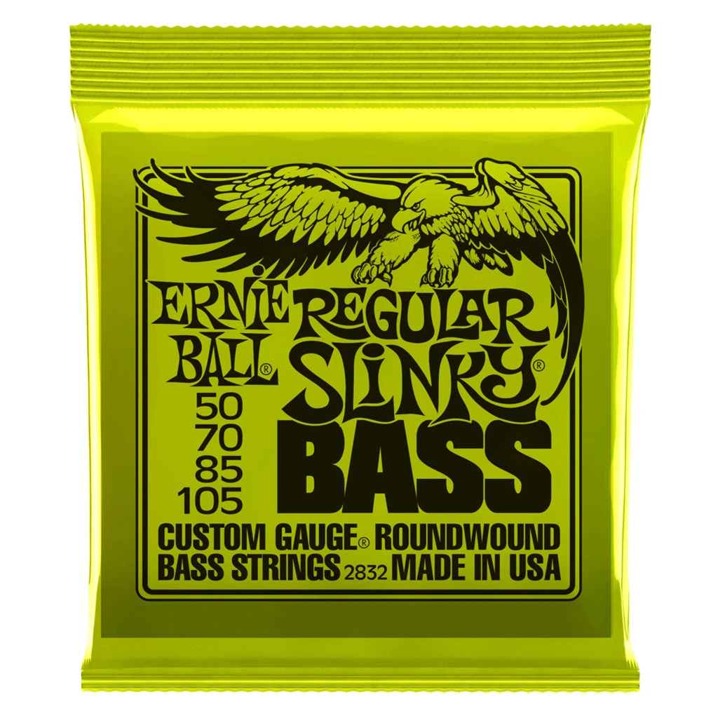Ernie Ball E2832 - Regular Slinky Bass 50-105 Bass Guitar Strings | Bass Strings | P02832 1 Ernie Ball E2832 - Regular Slinky Bass 50-105 Bass Guitar Strings | Bass Strings | P02832