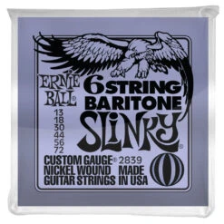 Ernie Ball E2839 - Baritone 6-String 13-72 Guitar Strings | Guitar Strings | P02839