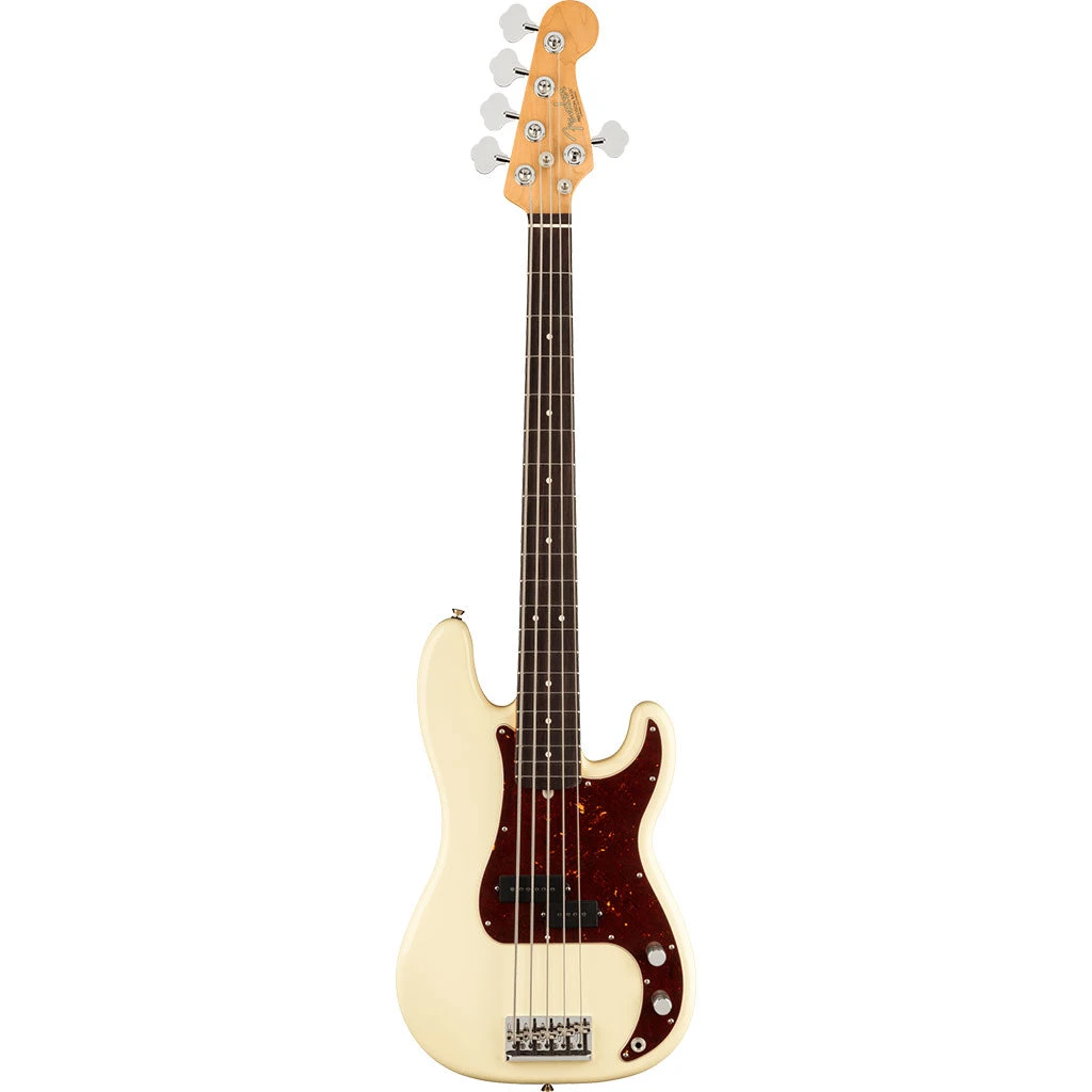 Fender - American Professional II Precision Bass® V - Rosewood Fingerboard - Olympic White 2 Fender - American Professional II Precision Bass® V - Rosewood Fingerboard - Olympic White - Image 2