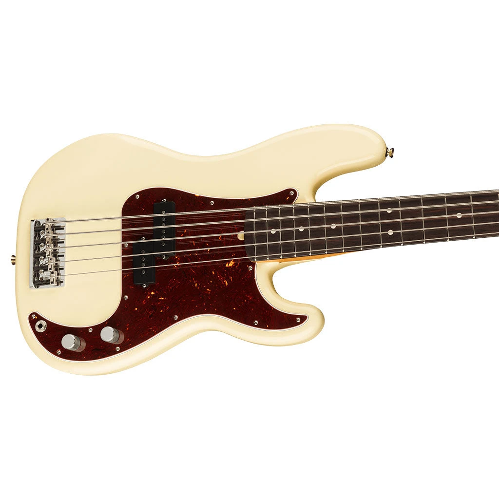 Fender - American Professional II Precision Bass® V - Rosewood Fingerboard - Olympic White 5 Fender - American Professional II Precision Bass® V - Rosewood Fingerboard - Olympic White - Image 5