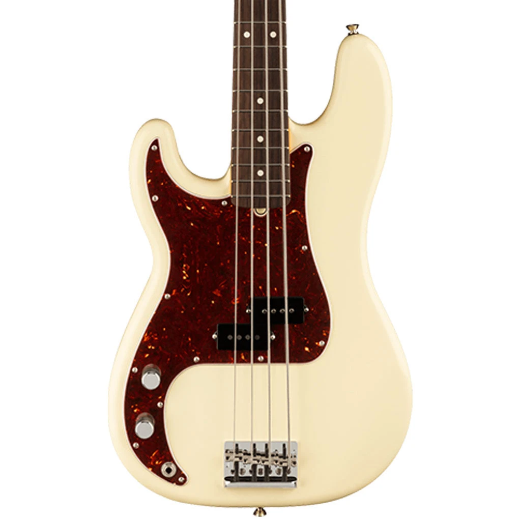 Fender - American Professional II Precision Bass® Left-Hand - Rosewood Fingerboard - Olympic White 1 Fender - American Professional II Precision Bass® Left-Hand - Rosewood Fingerboard - Olympic White