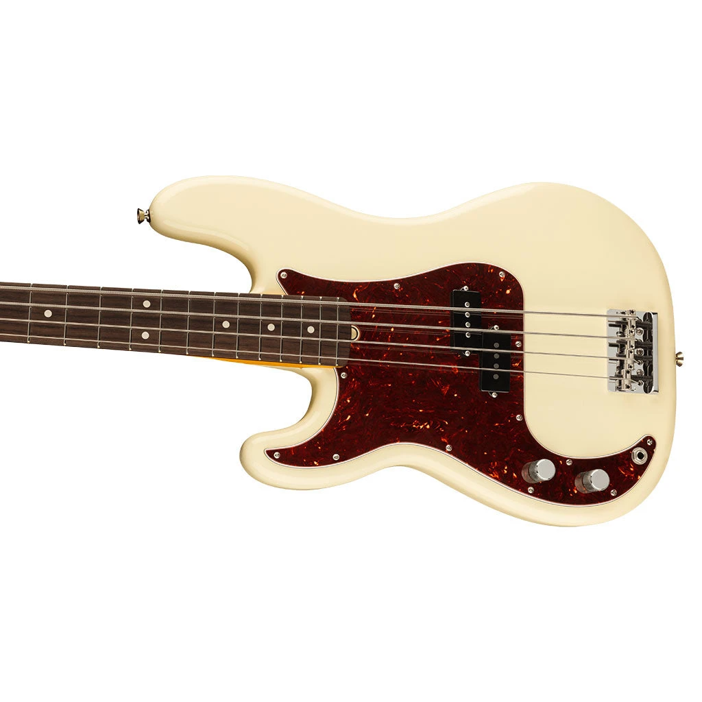 Fender - American Professional II Precision Bass® Left-Hand - Rosewood Fingerboard - Olympic White 5 Fender - American Professional II Precision Bass® Left-Hand - Rosewood Fingerboard - Olympic White - Image 5