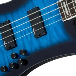 Jackson JS Series JS3Q Kelly Bird - Transparent Blue Burst | Bass Guitars | 2919093585 -Guitar Instrument Store bird bass 4