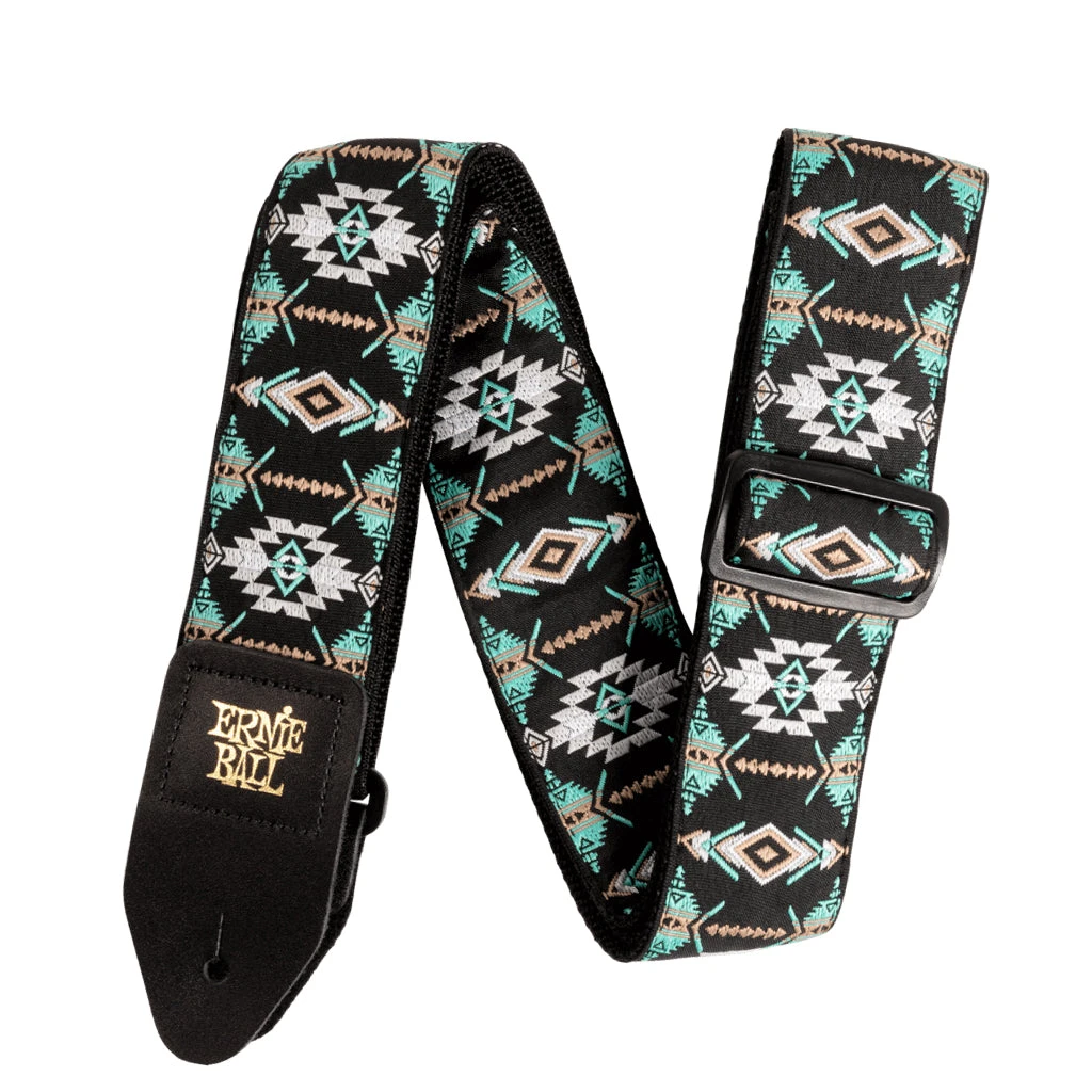 Ernie Ball E5325 Jacquard Strap - Southwestern Turquoise | Guitar Straps | P05325 1 Ernie Ball E5325 Jacquard Strap - Southwestern Turquoise | Guitar Straps | P05325
