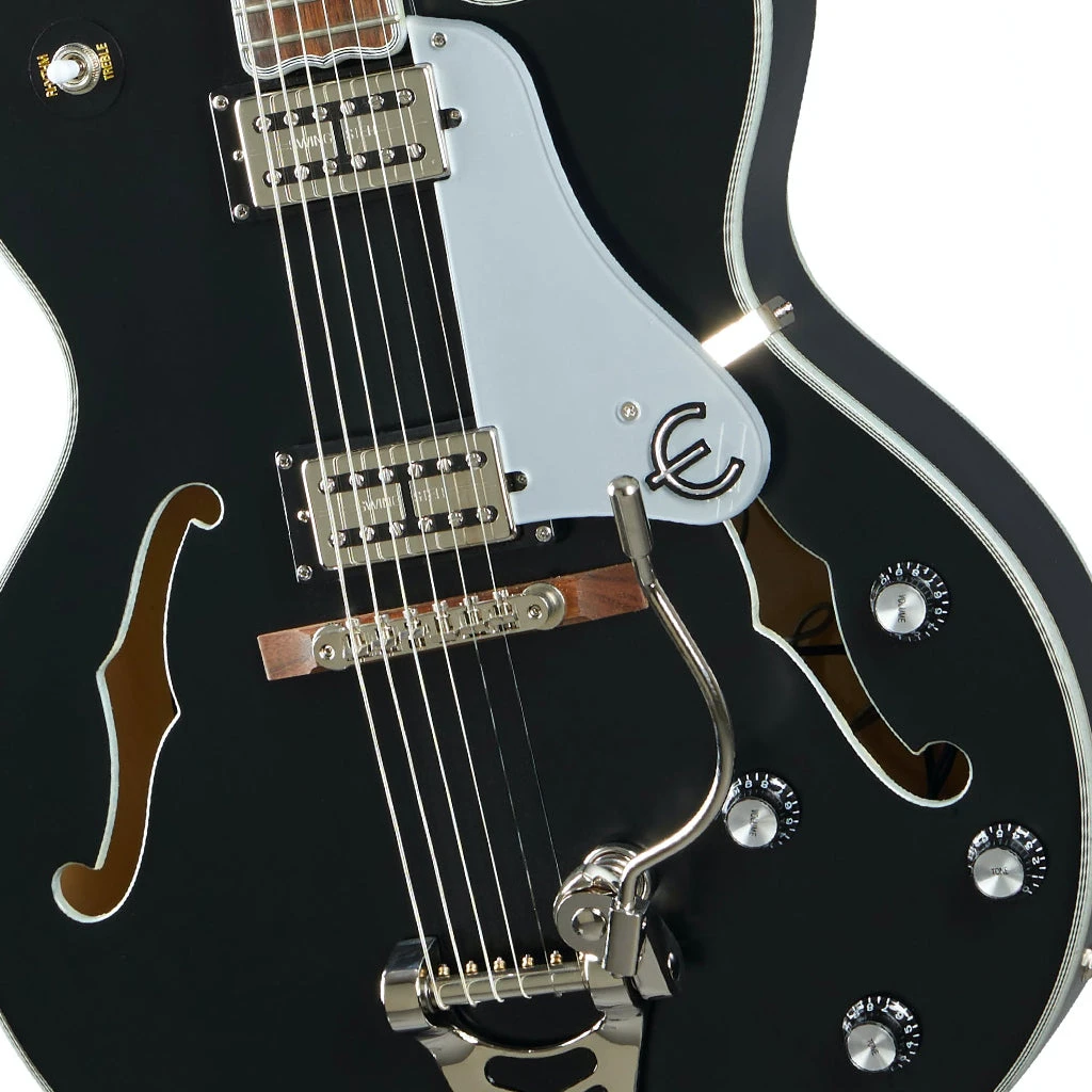 Epiphone - Emperor Swingster - Black Aged Gloss 7 Epiphone - Emperor Swingster - Black Aged Gloss - Image 7
