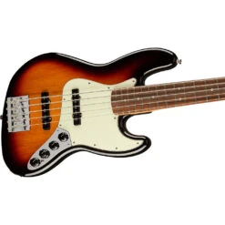 Fender - Player Plus Jazz Bass® V, Pau Ferro Fingerboard - 3-Tone Sunburst -Guitar Instrument Store fender player plus jbass v 3tsb 4